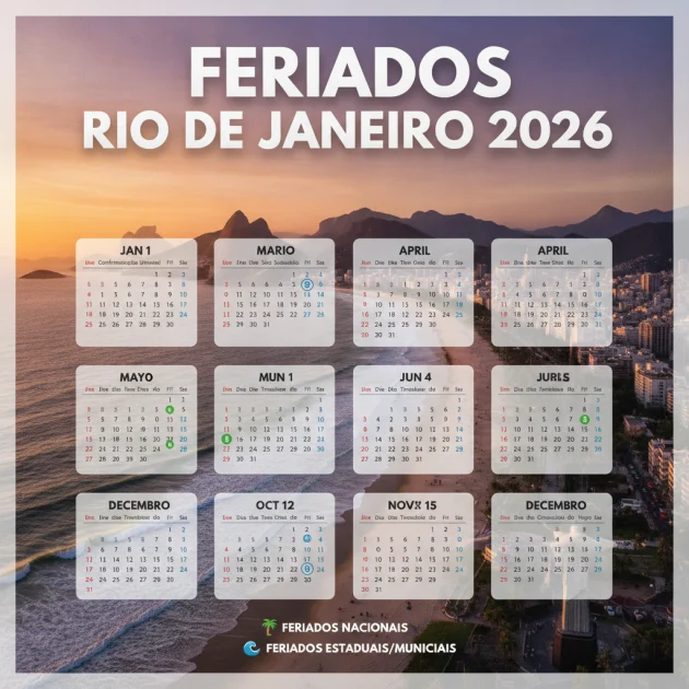 feriados 2026 rio de janeiro